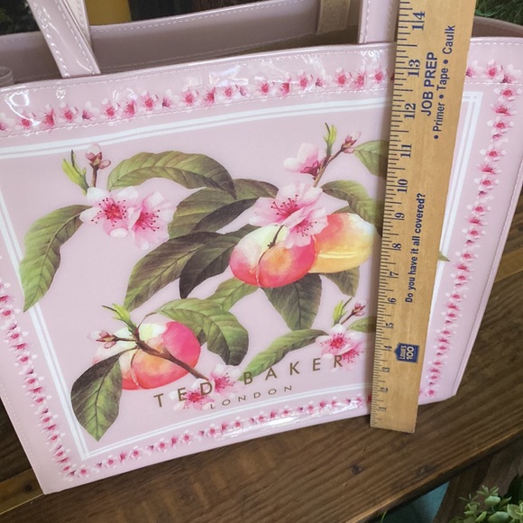 Ted Baker London Peachykeen Blushing Light Pink Peach Blossom Large Icon Tote 🍑 - Picture 12 of 16